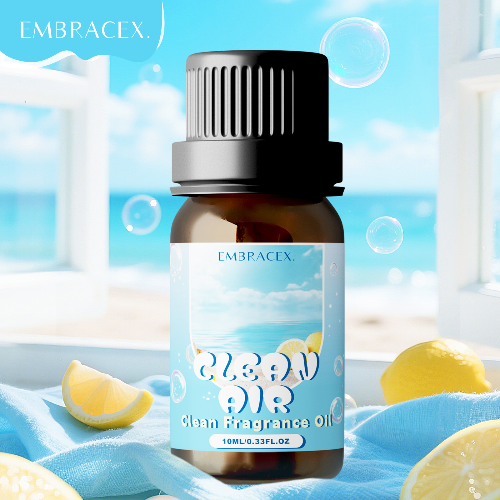 Candle Making Ingredients - 10ml Clean Air Essential Oil Lemon
