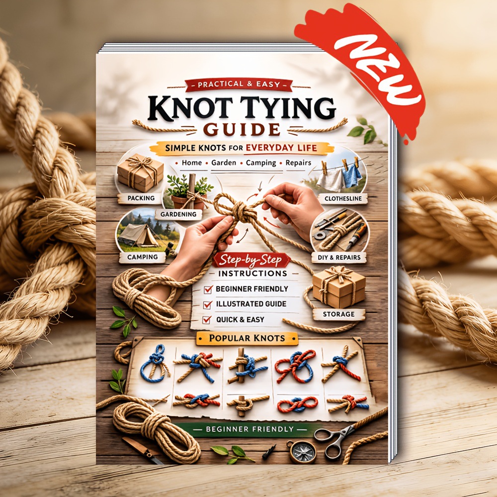 Candle Making Books For Beginners - Knot Tying Guide Book Simple Knots