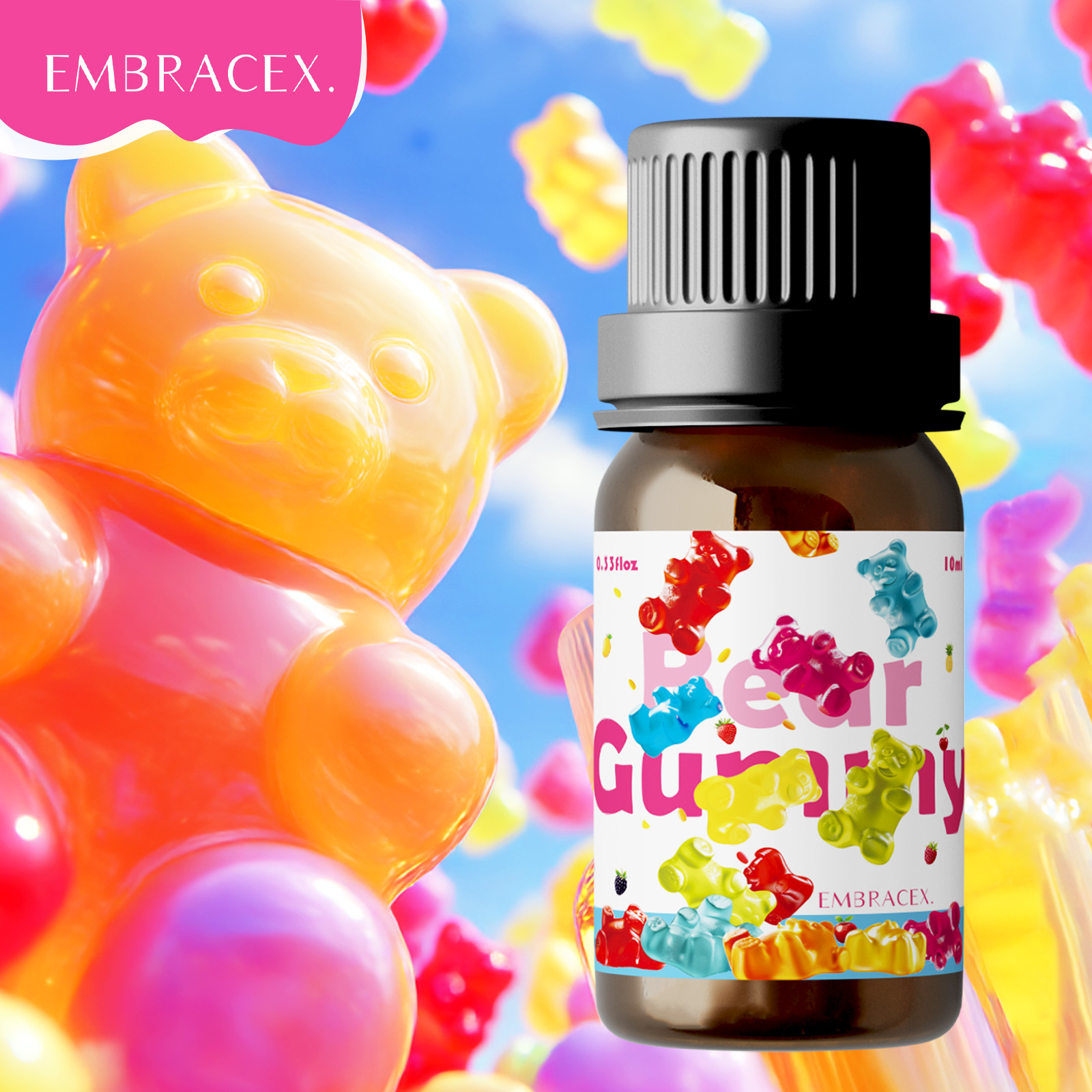 Candle Making Ingredients - 10ml Gummy Bear Fragrance Oil Essential