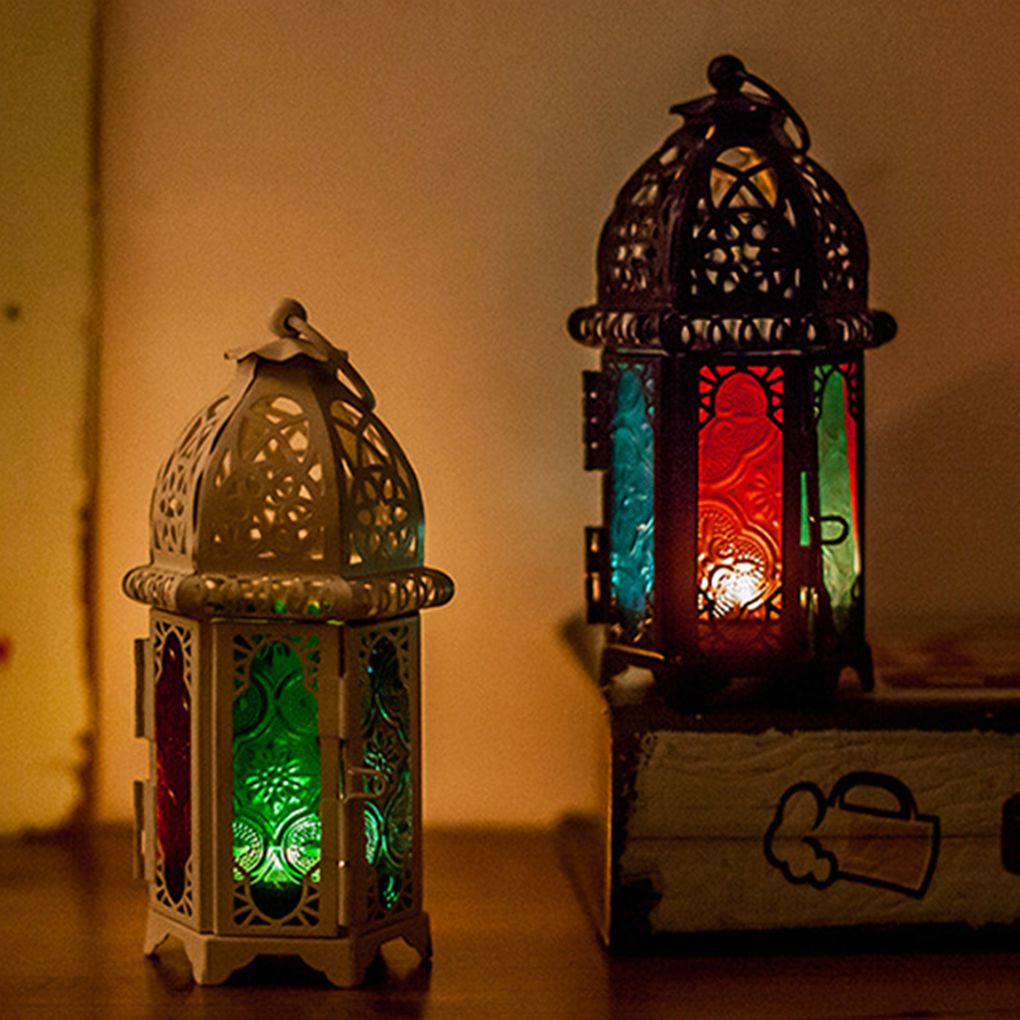 Candle Making Glass - European Moroccan Style Wrought Iron Glass