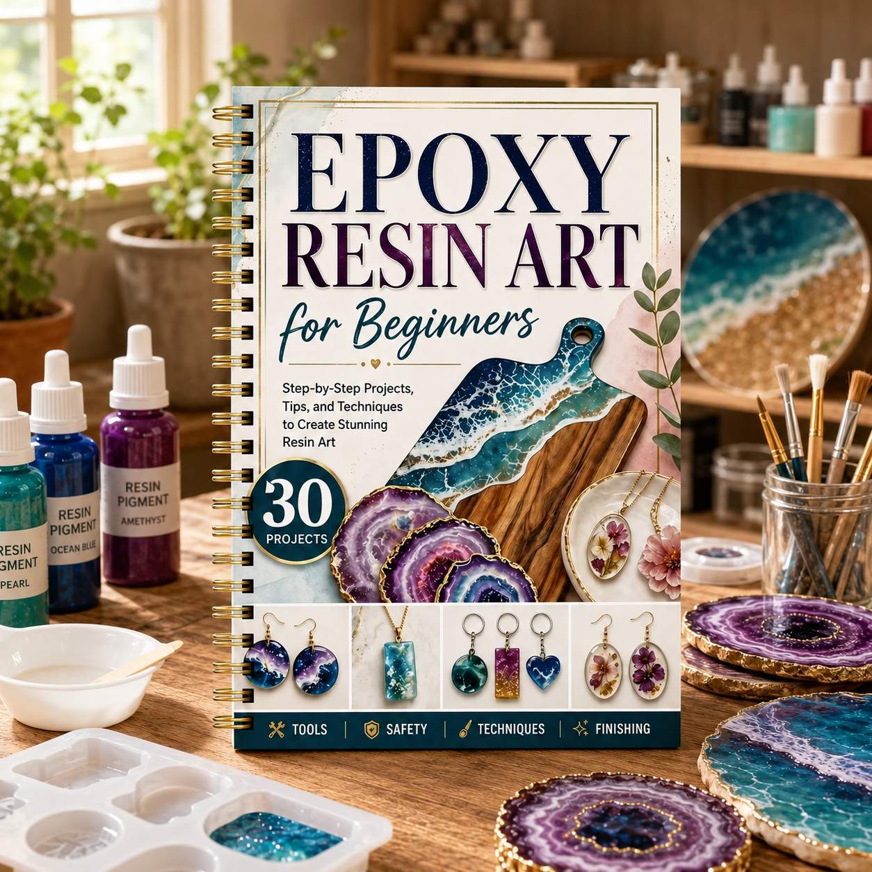 Candle Making Books For Beginners - Epoxy Resin Art for Beginners, A5