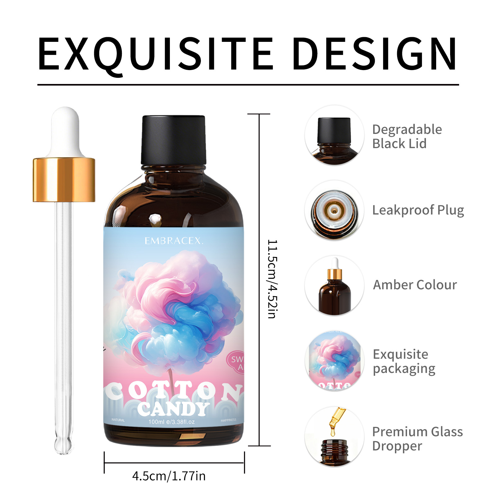 100ml Cotton Candy Essential O - Candle Making Ingredients recensione e prezzo