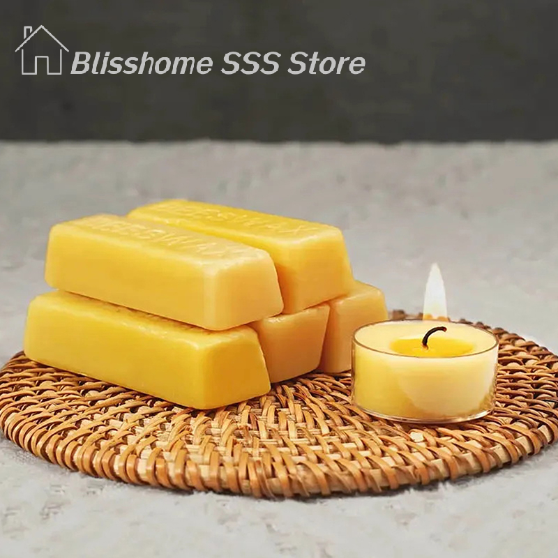 【S】4/8Pcs Pure Beeswax Blocks, - Candle Making Ingredients recensione e prezzo