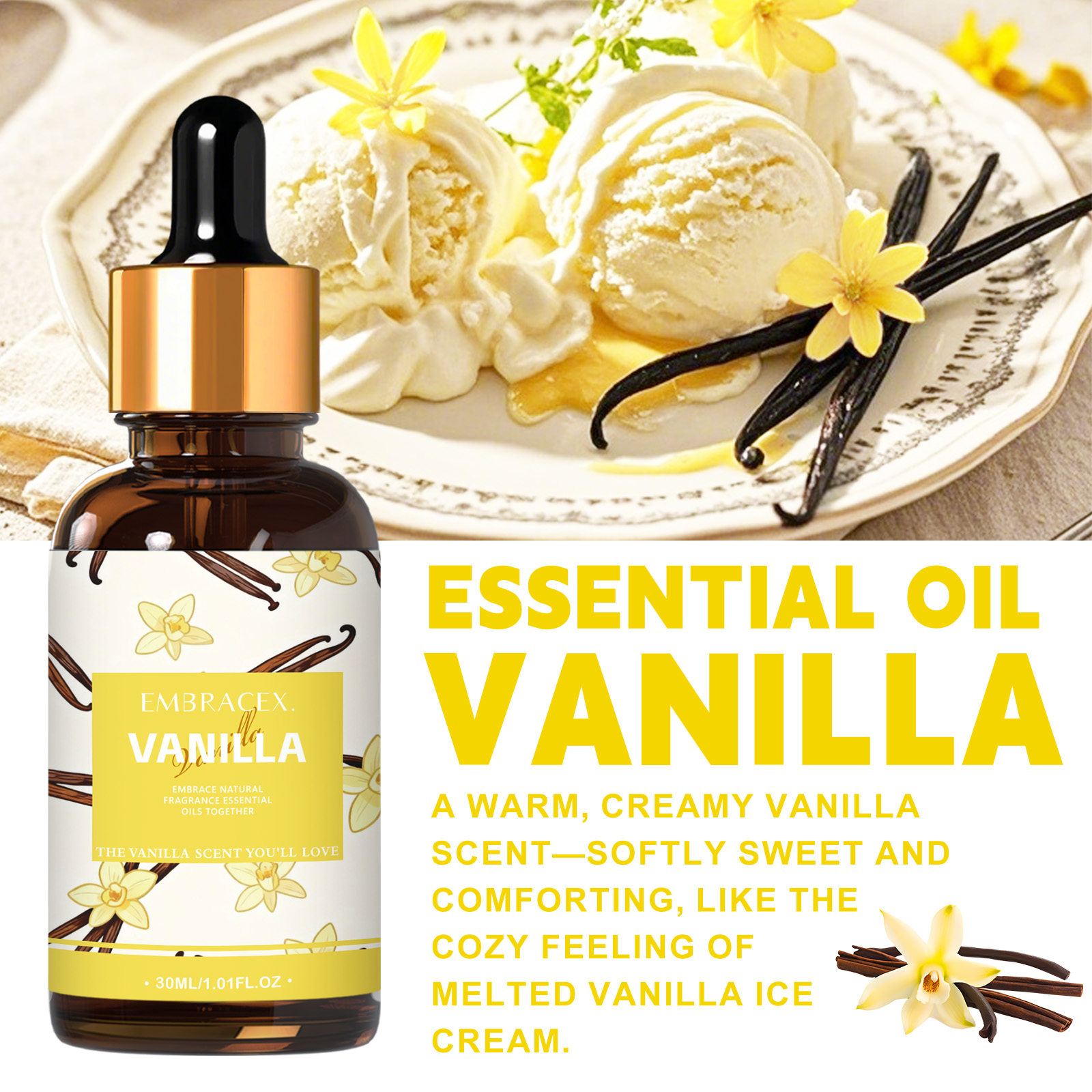 30ml Vanilla Essential Oil  Fo - Candle Making Ingredients recensione e prezzo