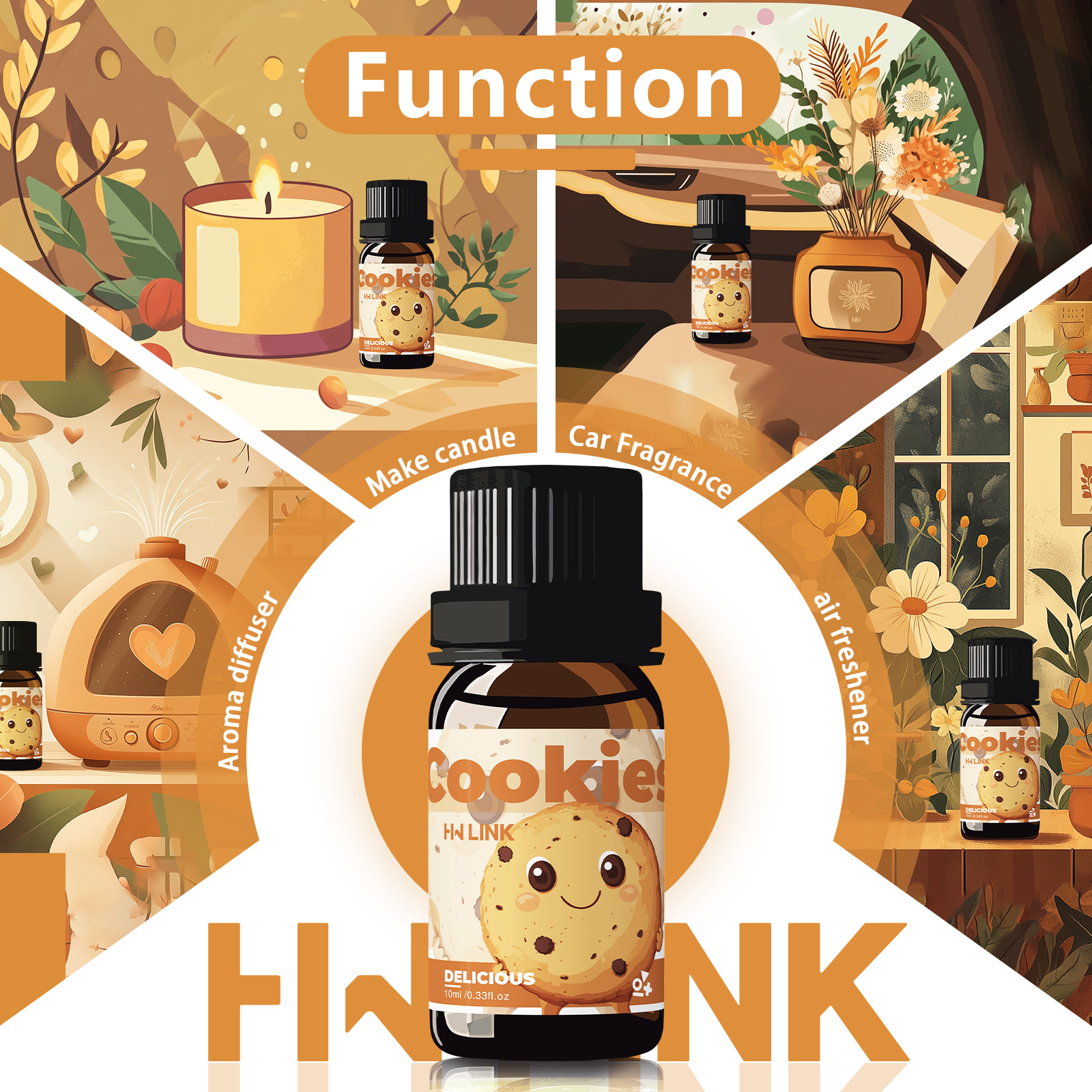 10ml Cookies Essential Oils  f - Candle Making Ingredients recensione e prezzo