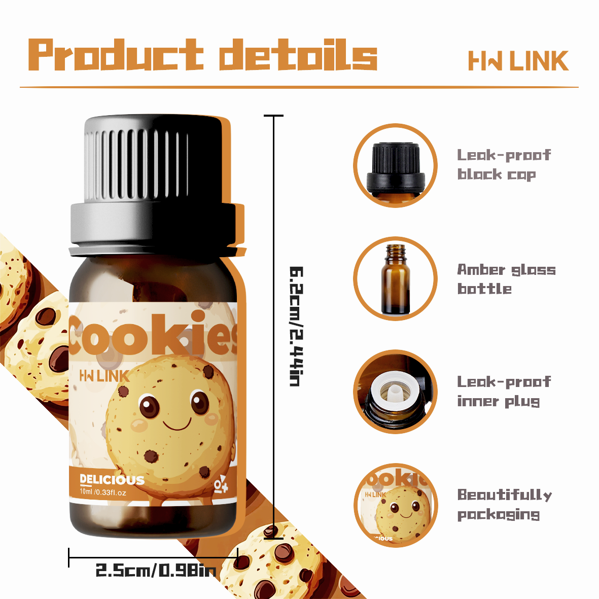 10ml Cookies Essential Oils  f - Candle Making Ingredients recensione e prezzo