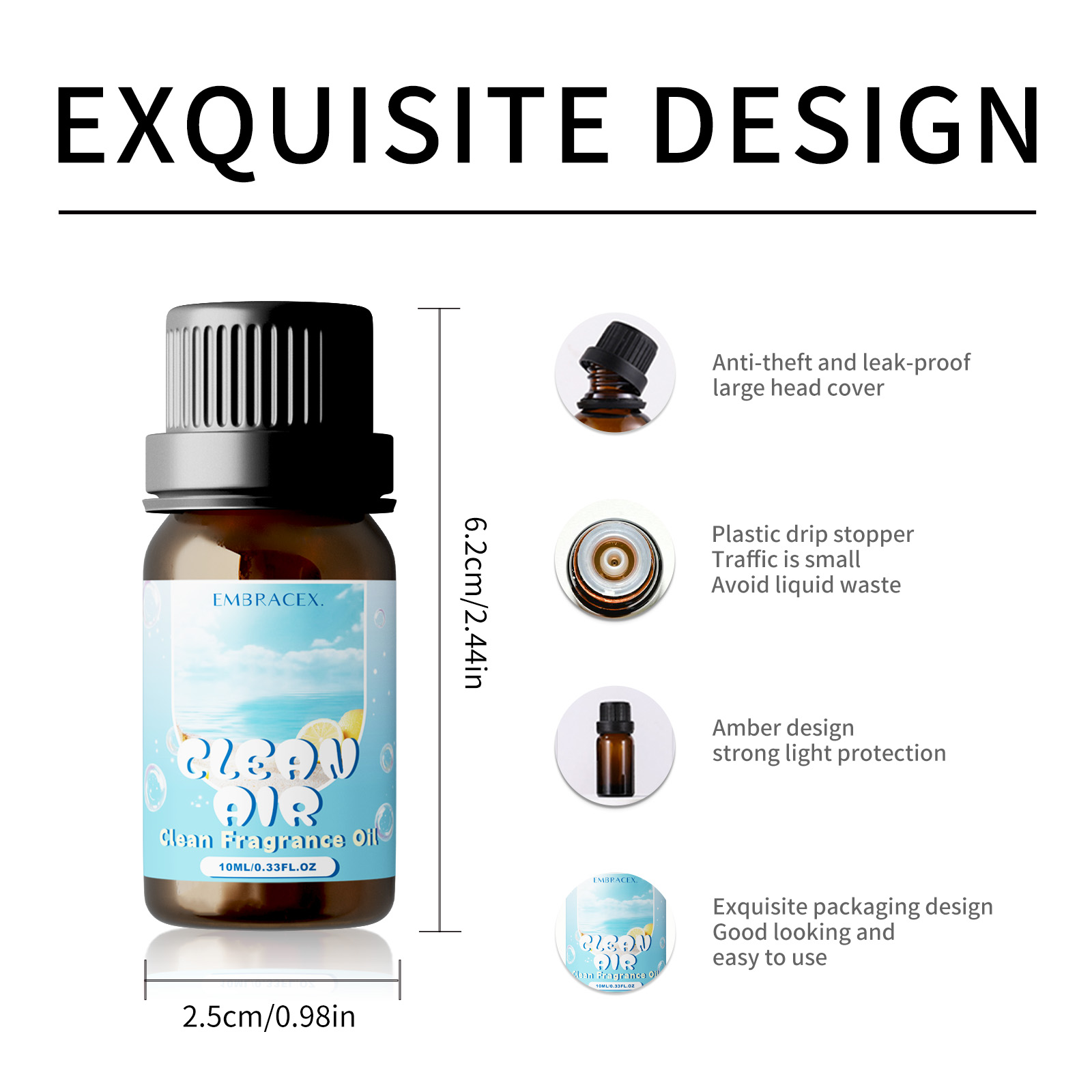 10ml Clean Air Essential Oil L - Candle Making Ingredients recensione e prezzo
