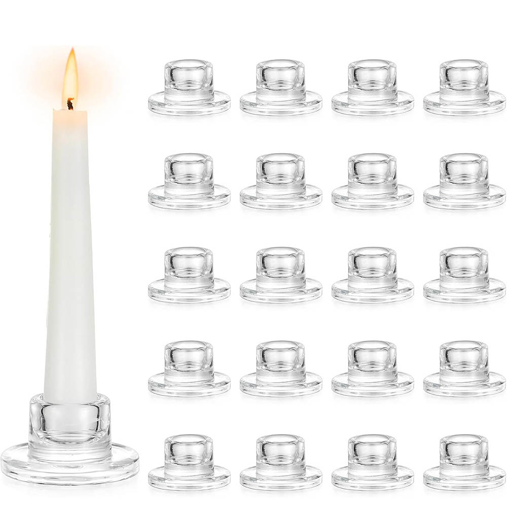 Candlestick Holders Clear Shor - Candle Making Glass recensione e prezzo