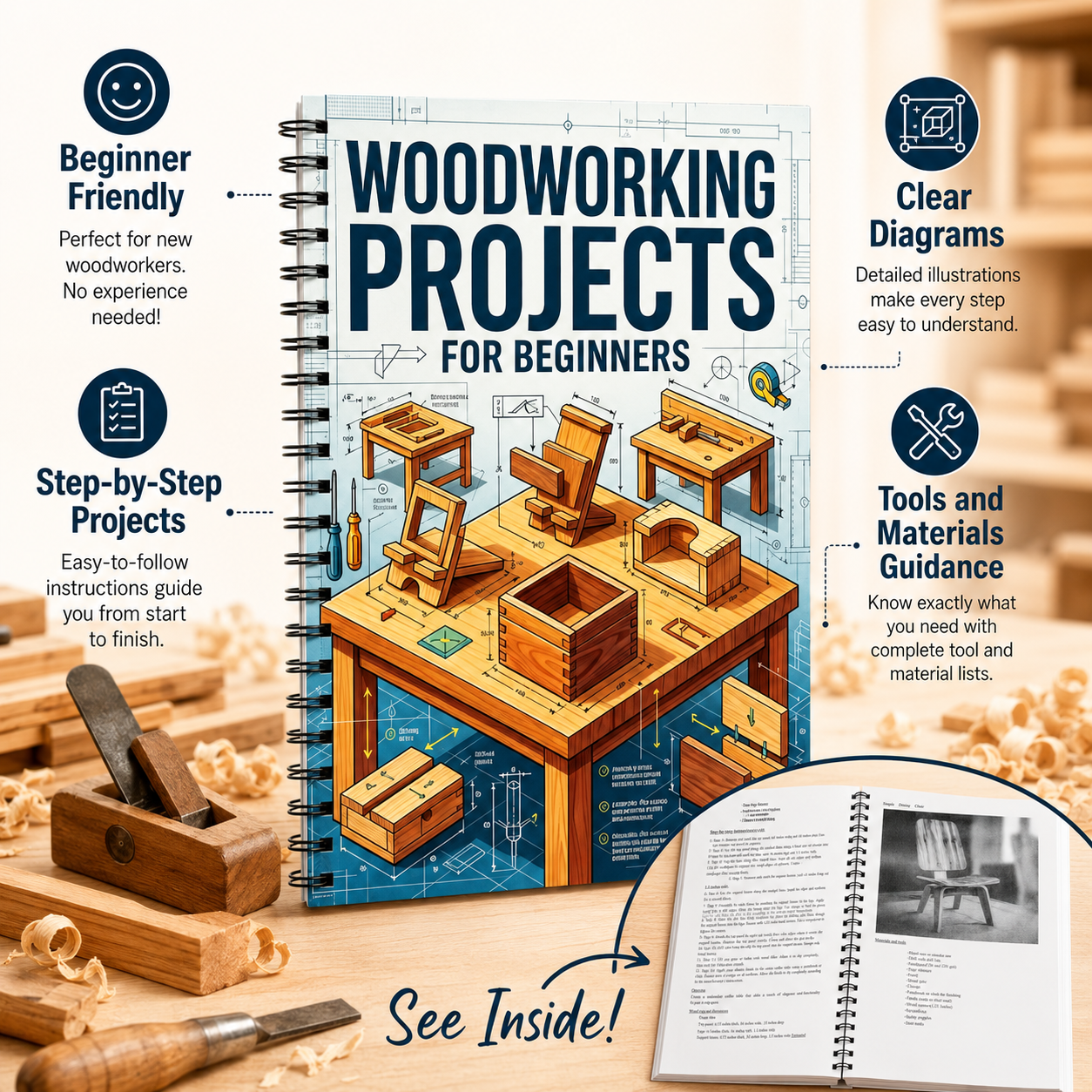 Beginner Woodworking Guide DIY - Candle Making Books For Beginners recensione e prezzo