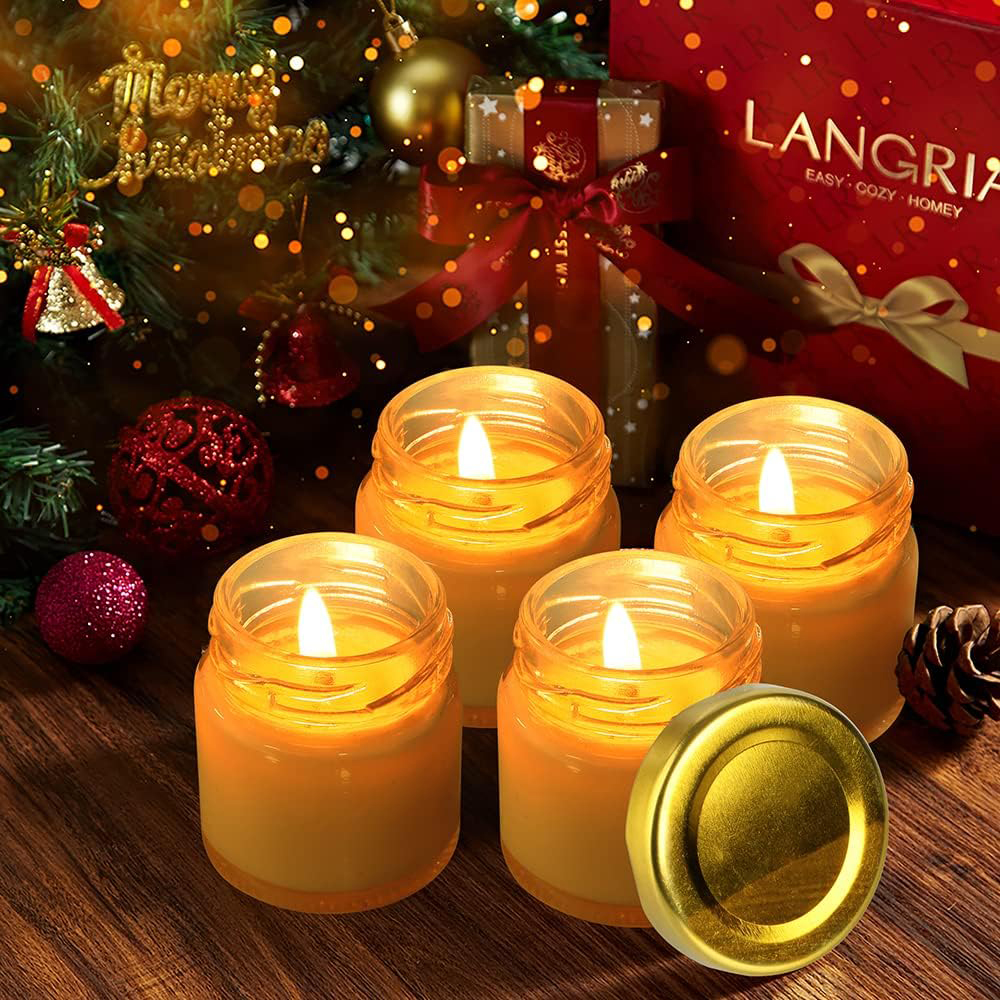 Small Glass Jars with Lids, 1. - Candle Making Glass recensione e prezzo