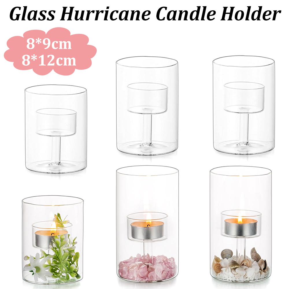 Clear Glass Tealight Hurricane - Candle Making Glass recensione e prezzo