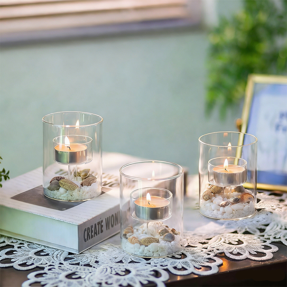 Clear Glass Tealight Hurricane - Candle Making Glass recensione e prezzo