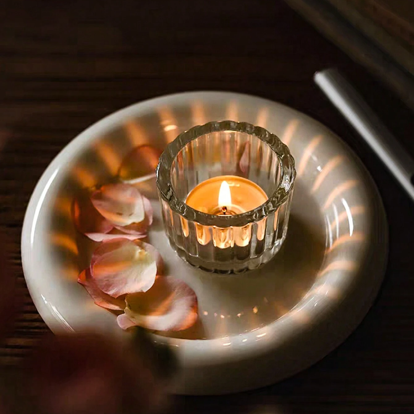 2Pcs Glass Tealight Candle Hol - Candle Making Glass recensione e prezzo