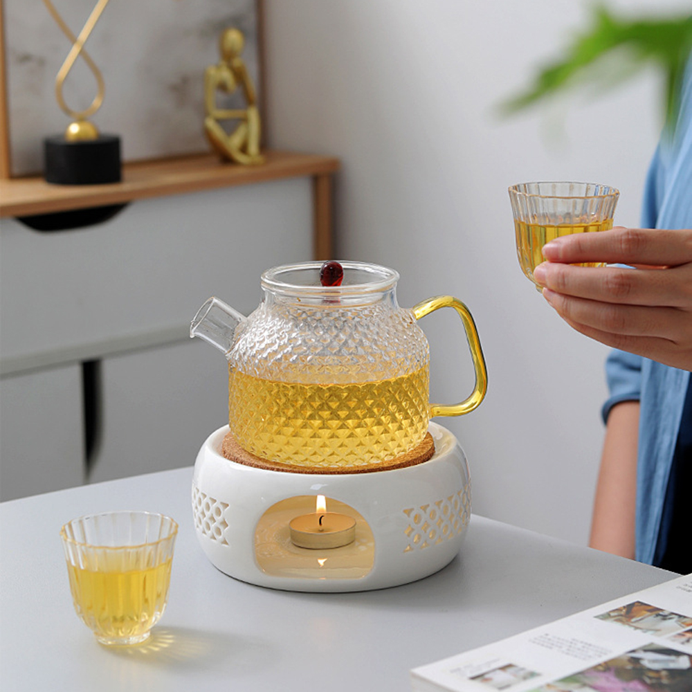 Ceramic Teapot Heaters With Co - Candle Making Glass recensione e prezzo