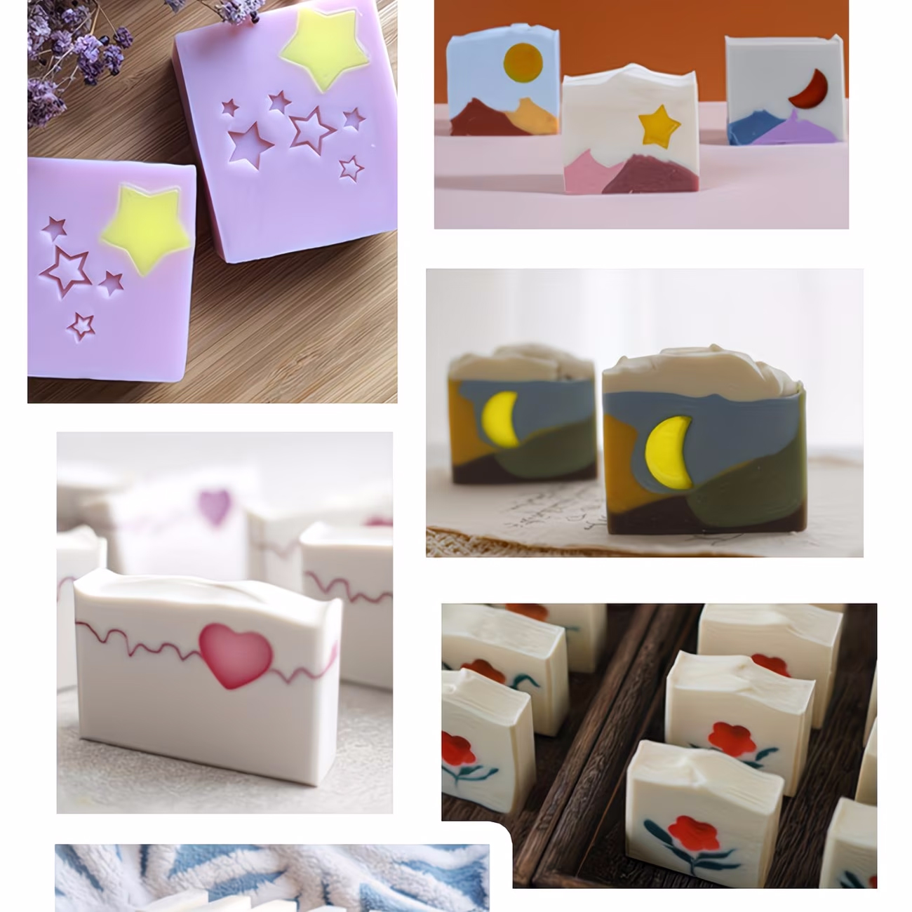 Silicone Tube Mold Star Heart  - Candle Making Youtube recensione e prezzo