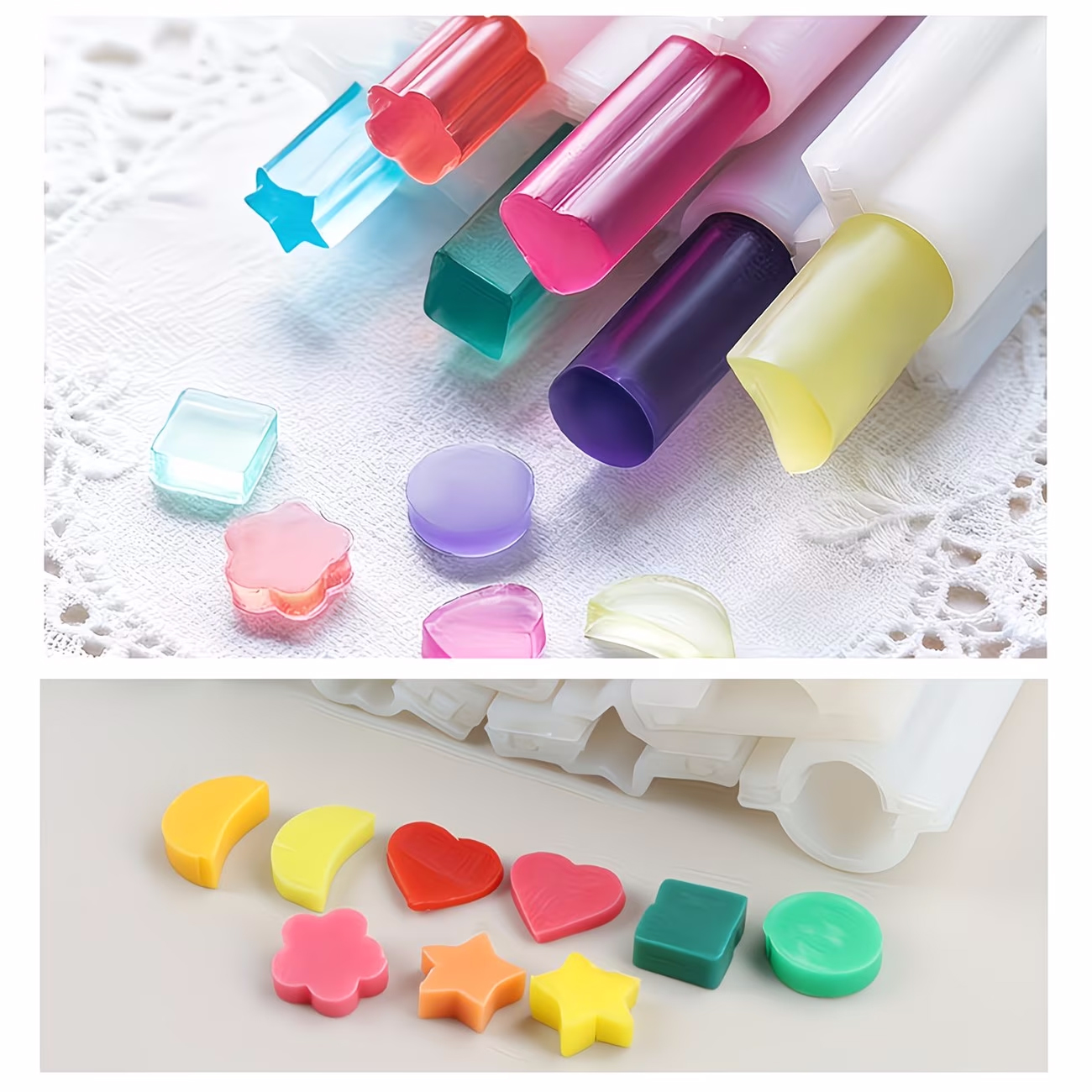 Silicone Tube Mold Star Heart  - Candle Making Youtube recensione e prezzo