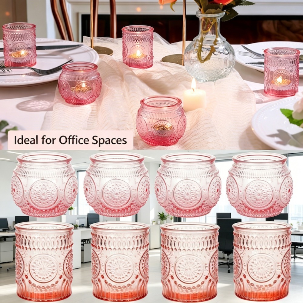 Vintage Embossed Glass Tealigh - Candle Making Glass recensione e prezzo
