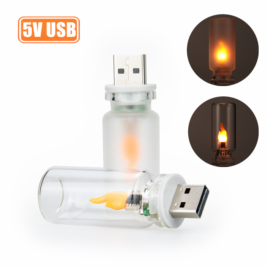 USB Flame Flickering LED Frost - Candle Making Glass recensione e prezzo