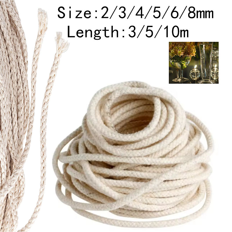 2-8mm Cotton Oil Lamp Wick Str - Candle Making Glass recensione e prezzo