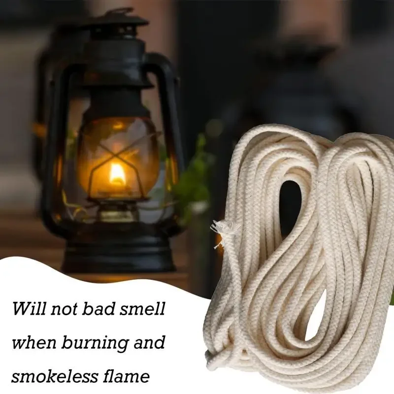 2-8mm Cotton Oil Lamp Wick Str - Candle Making Glass recensione e prezzo