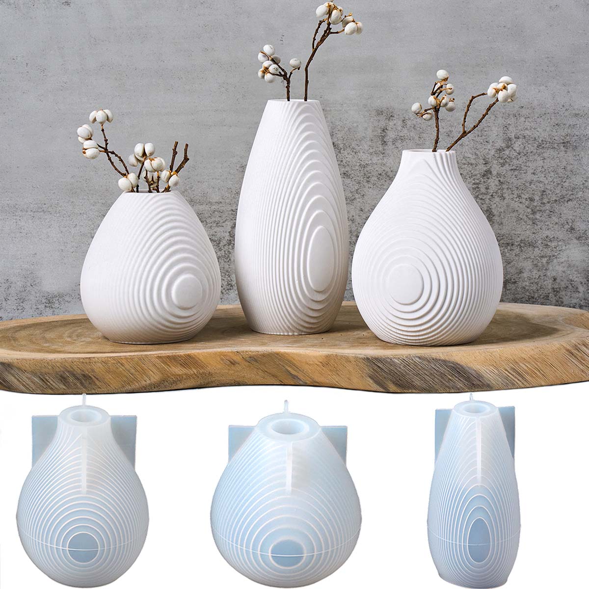 Ripples Vase Silicone Mold DIY - Candle Making Youtube recensione e prezzo