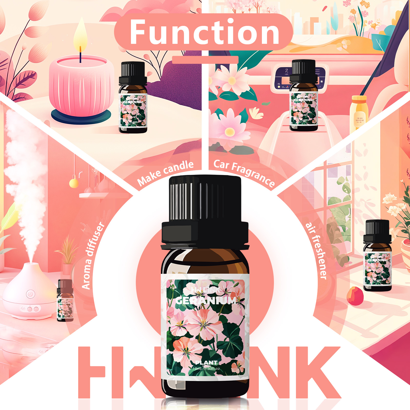 Geranium Essential Oil 10ml 10 - Candle Making Ingredients recensione e prezzo