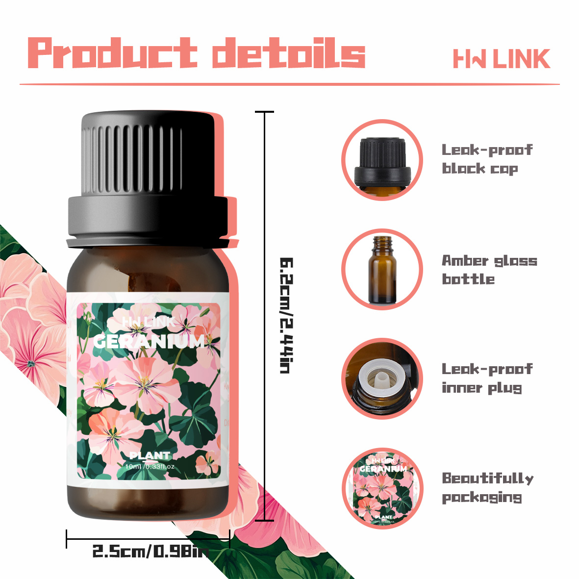 Geranium Essential Oil 10ml 10 - Candle Making Ingredients recensione e prezzo
