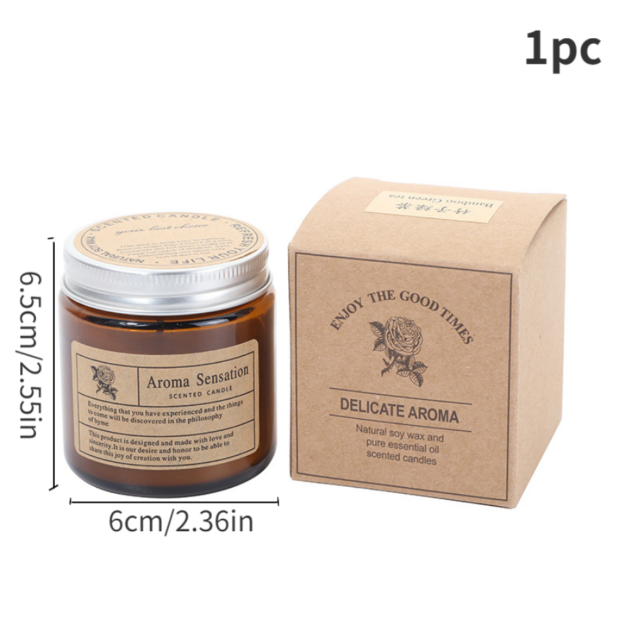 1pc Brown Glass Cup Aromathera - Candle Making Glass recensione e prezzo