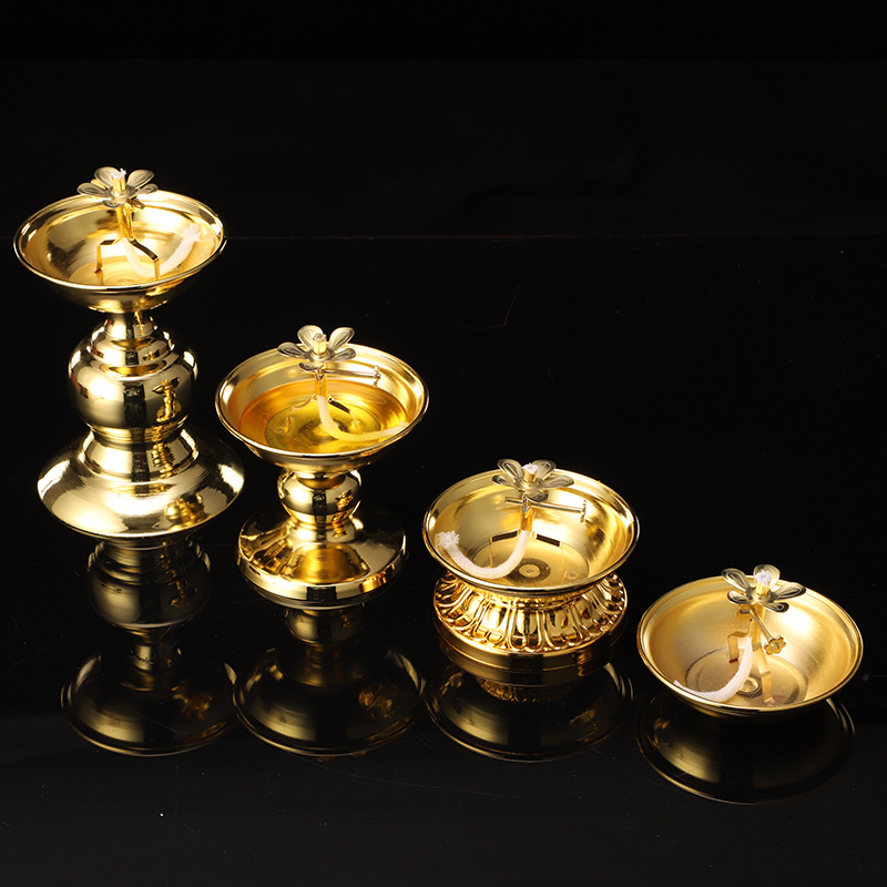 Golden Oil Lamp For Buddha Wit - Candle Making Glass recensione e prezzo
